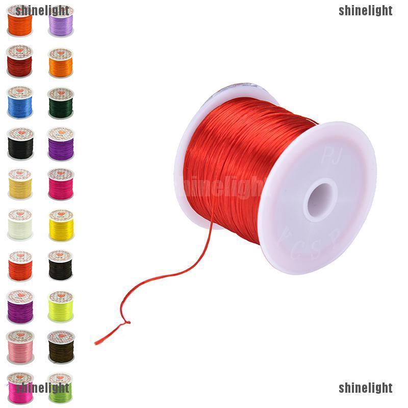 Cuộn Dây Cao Su Đàn Hồi Dài 50m Dùng Xỏ Hạt Tiện Lợi