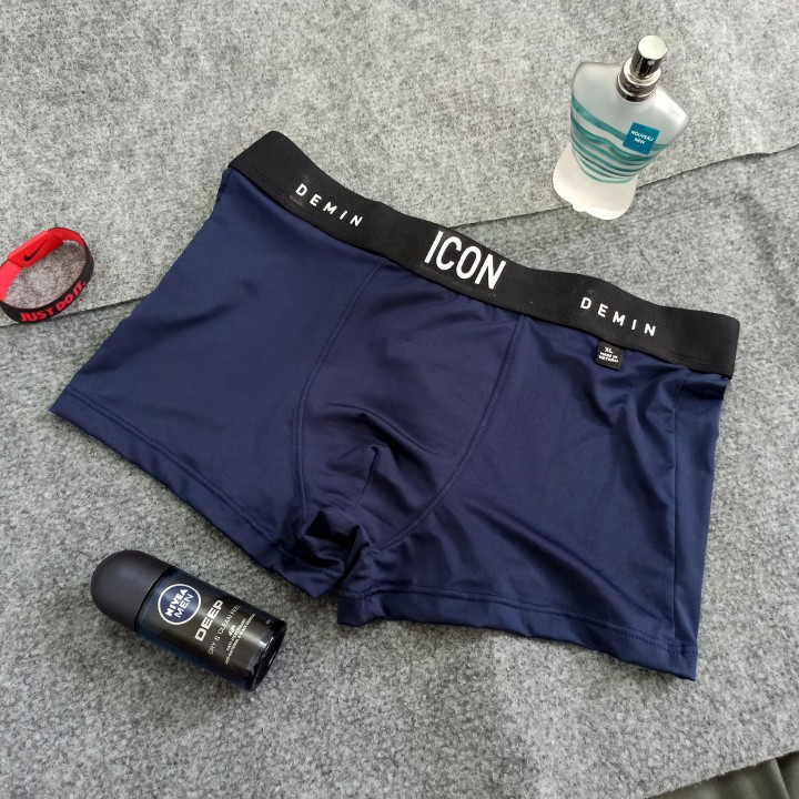 Quần Sịp Nam Thun Lạnh ICON, Quần xì nam BOXER nam co dãn 4 chiều - 1996 BLUE