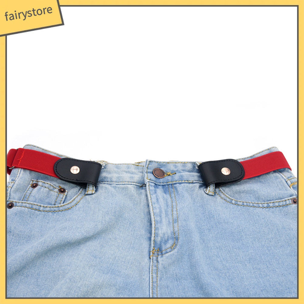 Thắt lưng da giả phối nút kim loại độc đáo thời trang