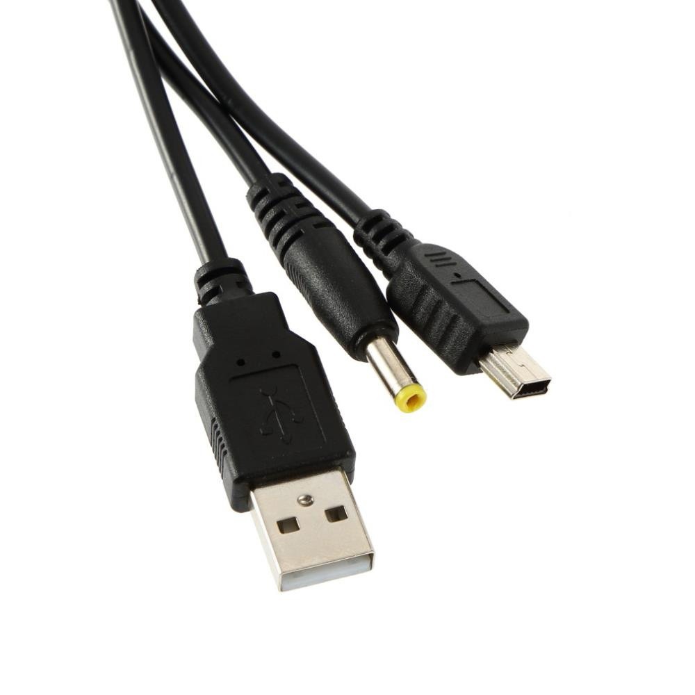 1.2m dây sạc giác cắm USB và mini 5pin dùng để sạc máy Sony PSP 1000 / 2000 / 3000