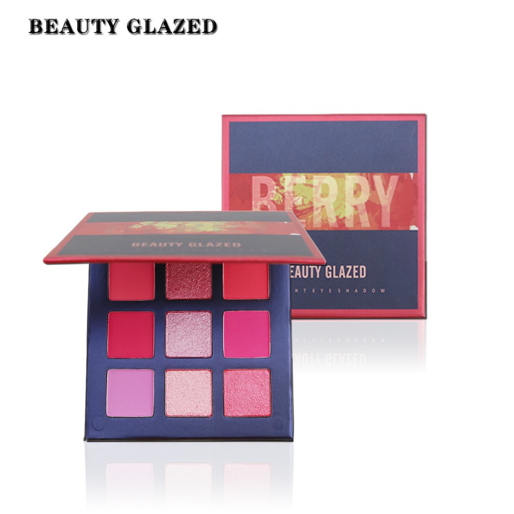 Bảng phấn mắt mờ 9 màu BEAUTY GLAZED 15 sắc độ tùy chọn