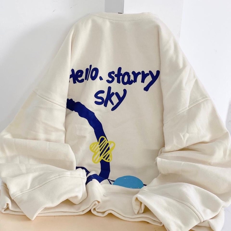 Áo sweater nỉ Hello unisex | BigBuy360 - bigbuy360.vn