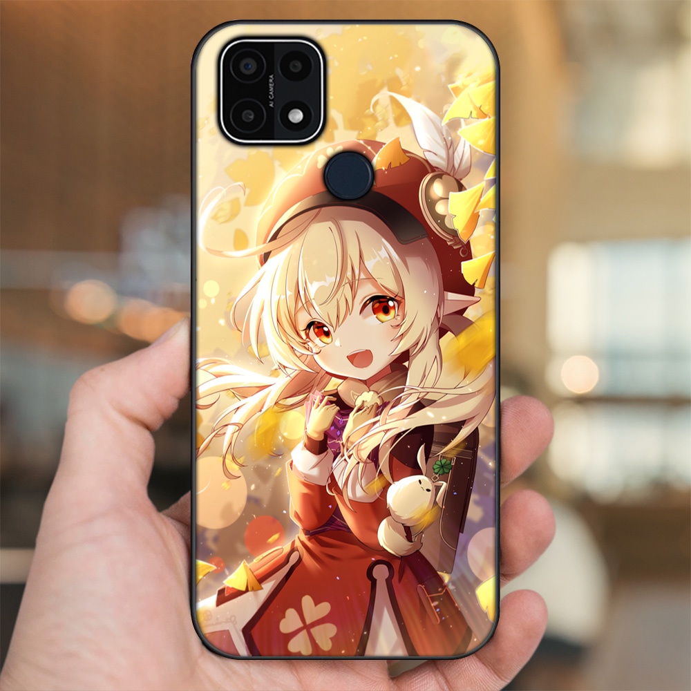 Ốp lưng Oppo A15, A15s viền đen in hình Klee Genshin Impact