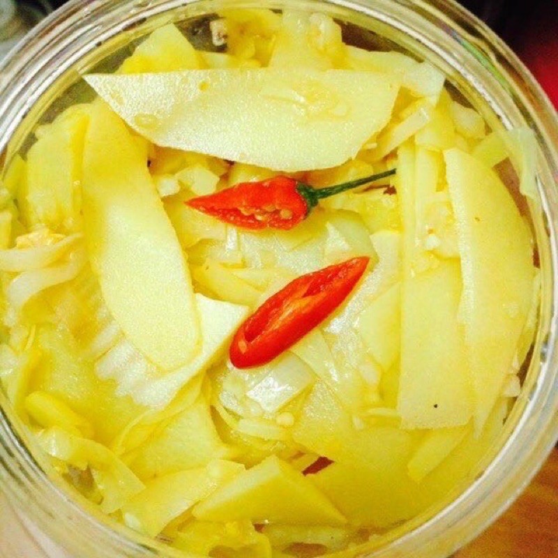 Măng dầm chua cay hũ 1 kg (Bao ngon) | BigBuy360 - bigbuy360.vn