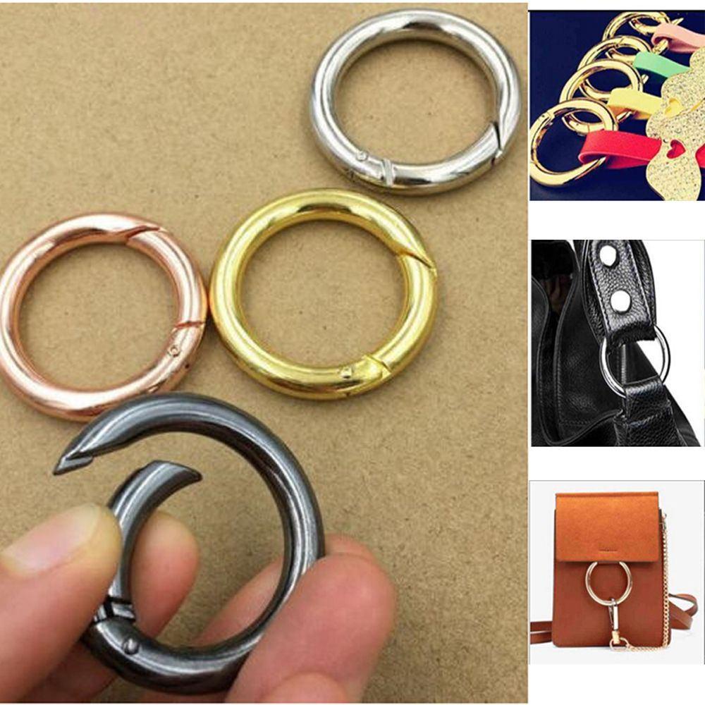 Set 5 Móc Khóa Tròn 28mm Tiện Dụng Mang Theo Du Lịch Cắm Trại