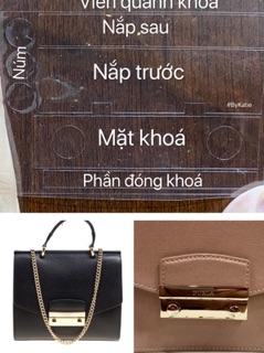 Miếng dán khoá túi  Metropolis chống trầy