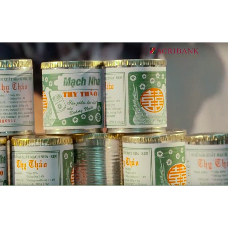 (HỦ NHÔM) 350GR KẸO MẠCH NHA ĐẶC SẢN MỘ ĐỨC QUẢNG NGÃI