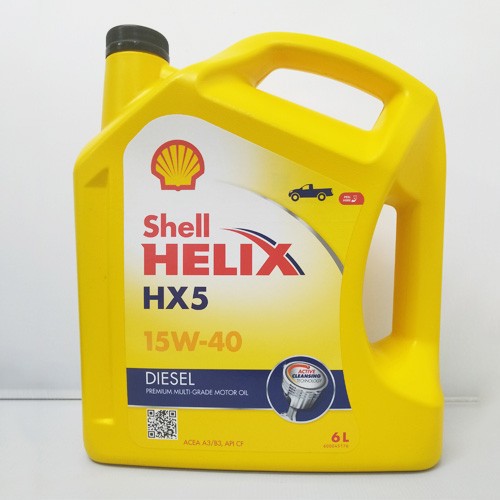 Nhớt Xe Hơi MÁY DẦU Cao Cấp Shell Helix HX5 6L (Màu Vàng) PT03