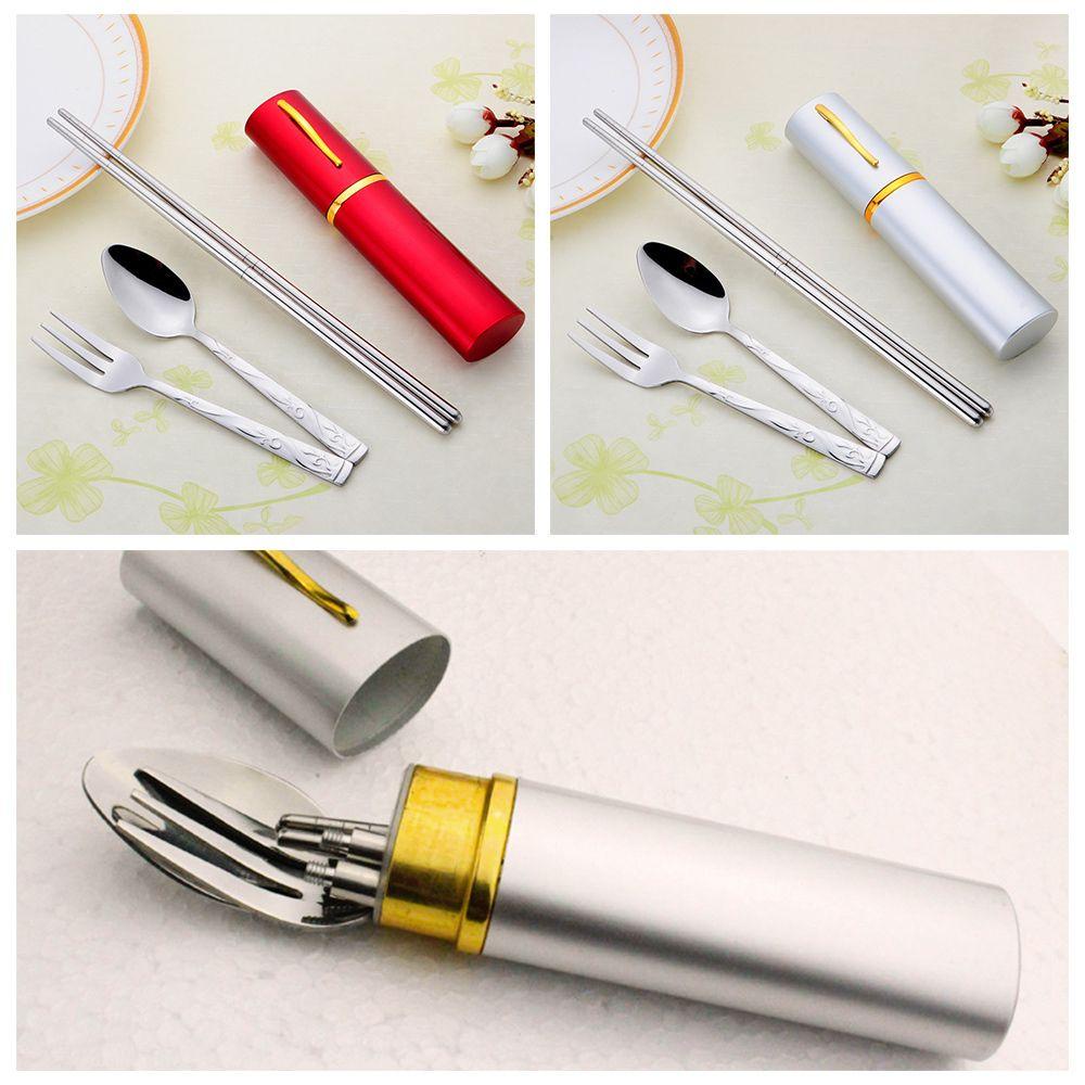 Bộ Dụng Cụ Ăn Uống 1 Món Thiết Kế Gấp Gọn Tiện Dụng
