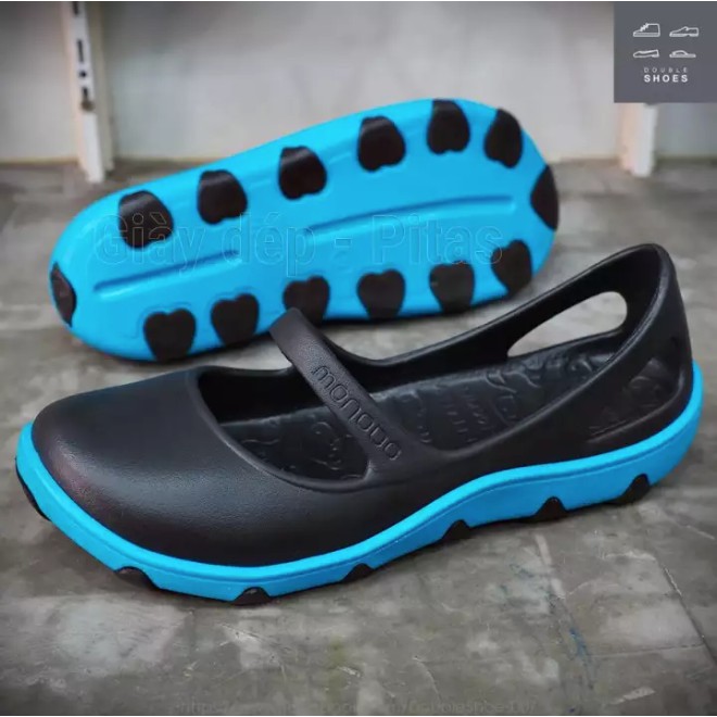 Giày Thái Lan nữ Monobo Tammy Chính Hãng – Đen đế xanh | BigBuy360 - bigbuy360.vn