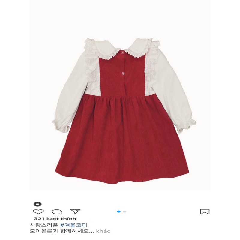 váy mine nhung tăm