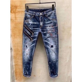 QUẦN BÒ ỐNG CÔN DSQ HAI KHOÁ- QUẦN BÒ NAM DSQ SPF.