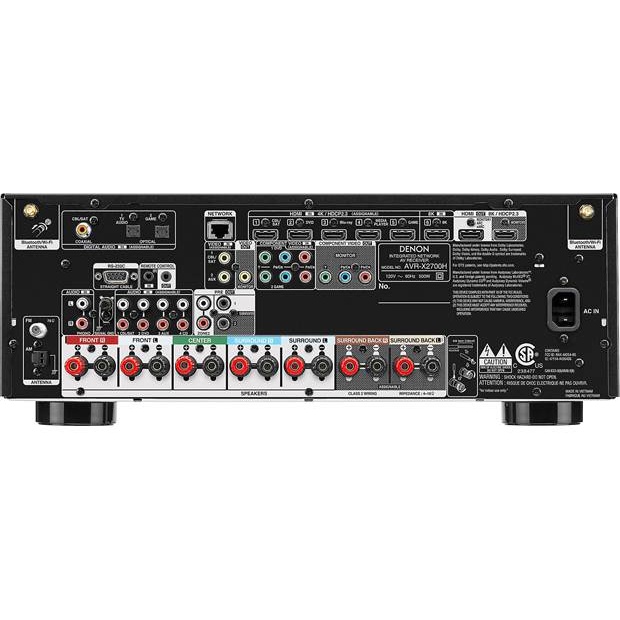 Amply Denon AVR-X2700H - BẢO HÀNH CHÍNH HÃNG 12 THÁNG - HÀNG NEW SEAL 100%