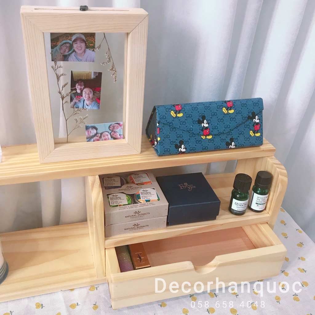 [NOWSHIP] Kệ gỗ để bàn - Kệ gỗ treo tường - Gỗ thông nhập khẩu cao cấp | BigBuy360 - bigbuy360.vn