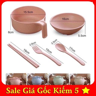 Ca úp mỳ lúa mạch tặng kèm thìa đũa