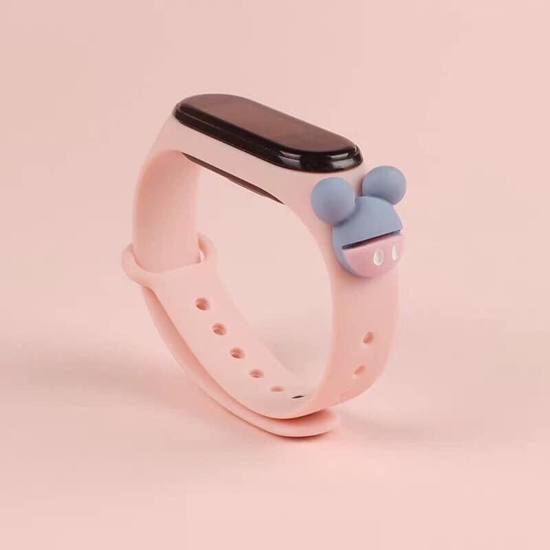 Đồng Hồ ZGO DISNEY nhiều màu thay được dây cao su miband 3 4 mẫu nam nữ unisex cho trẻ em thể thao | BigBuy360 - bigbuy360.vn