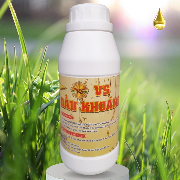 DẦU KHOÁNG 500ML: PHÒNG NGỪA SÂU, NHỆN, BỌ TRĨ, RỆP SÁP…CÔN TRÙNG CHÍCH HÚT