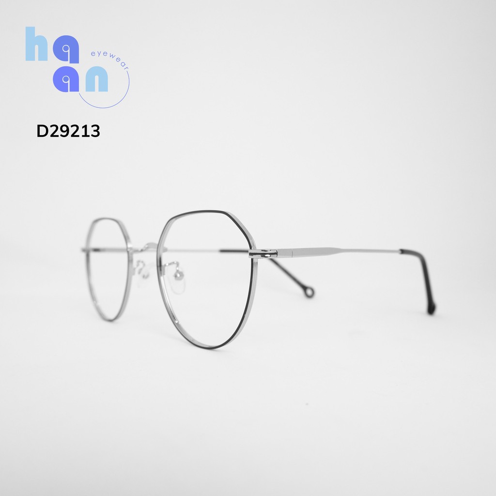 Gọng kính cận kim loại unisex, gọng kính đa giác cho nam nữ đẹp nhiều màu - kính mắt Hà An | BigBuy360 - bigbuy360.vn
