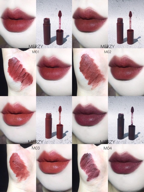 Son Kem Lì Siêu Mịn Môi Merzy Mellow Tint