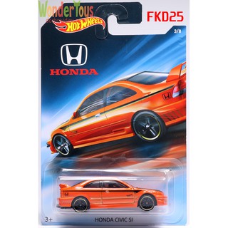 Xe Mô Hình Hot Wheels Honda Civic Si (Orange) - Honda 70th Anniversary - 2018 - FKD25