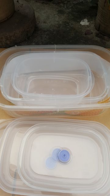 Bộ 3 hộp trữ đồ đông, hộp nhựa đựng thực phẩm Song Long dễ dàng sử dụng 2246 (1230ML, 2460ML, 4480ML)
