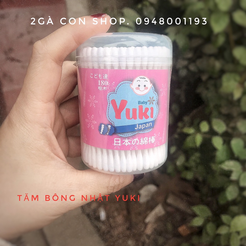 Tăm bông cho bé,Bông tăm trẻ em YuKi Nhật