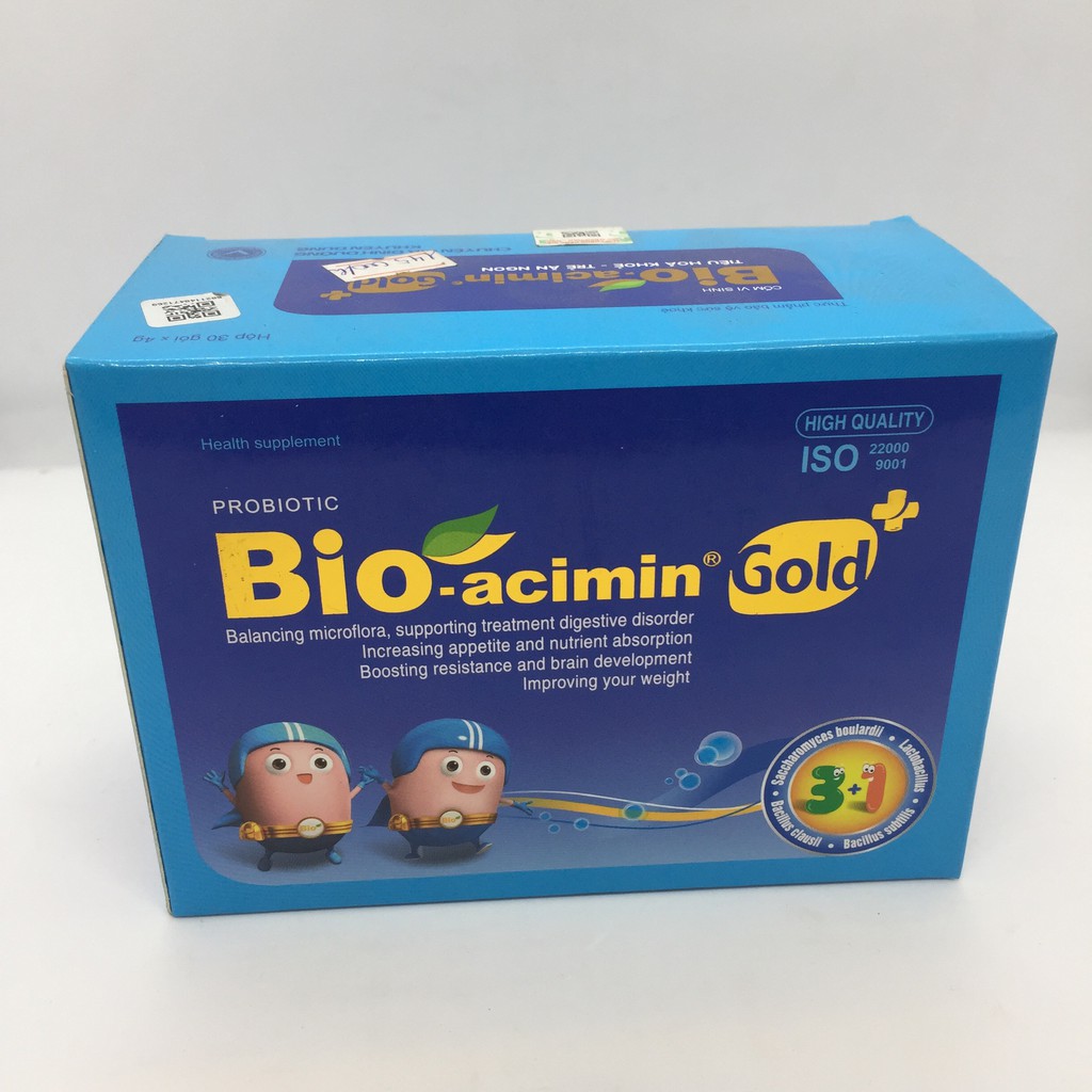 Bio acimin gold hộp 30 gói x 4g