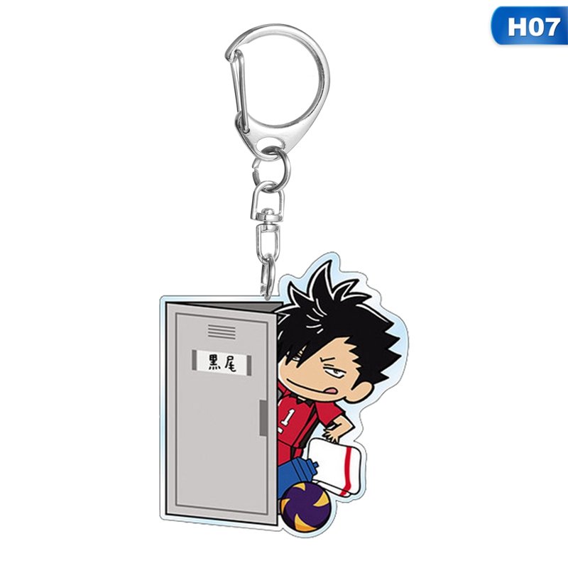 flowersqueen Móc khóa Hình Nhân Vật Anime Haikyuu Dễ Thương