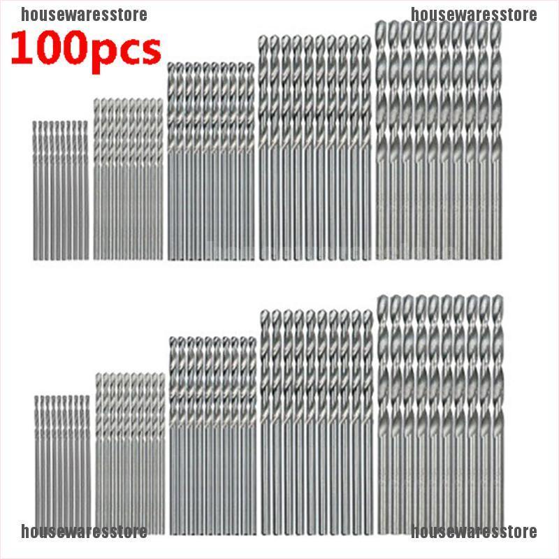 Bộ 100 / 50 Mũi Khoan Thép Gió Titan