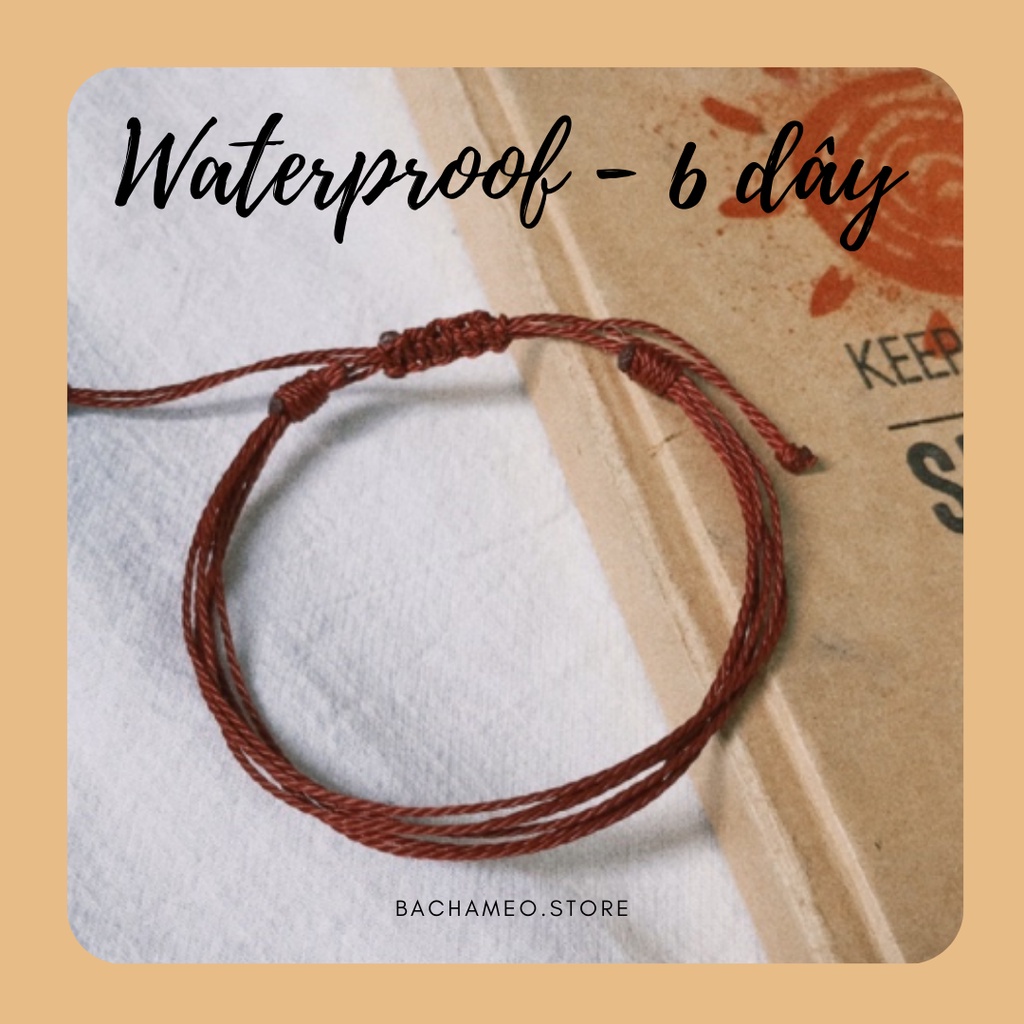 Vòng phối dây waterproof - Vòng tay/ vòng chân waterproof - Bac Ha Meo Store
