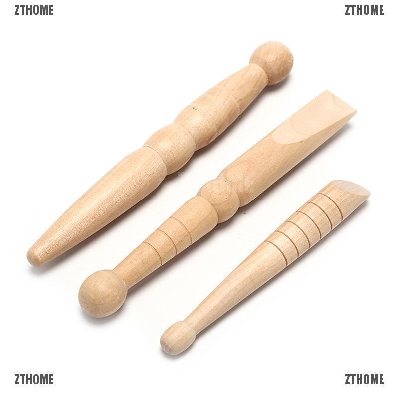 Set 3 Gậy Gỗ Mát Xa Thư Giãn Cơ Bắp