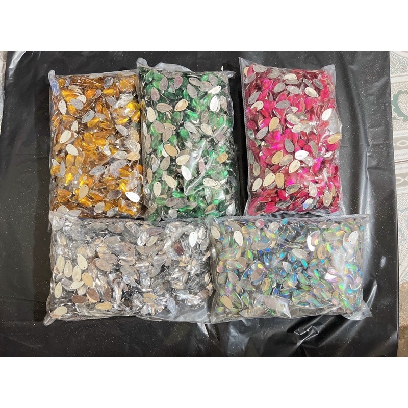 100 hạt đá hạt Ngọc ,trang trí oản, cháp bánh, decor