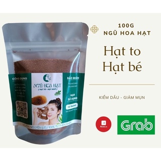 100g Bột ngũ hoa hạt đắp mặt nguyên chất, hạt đinh lịch