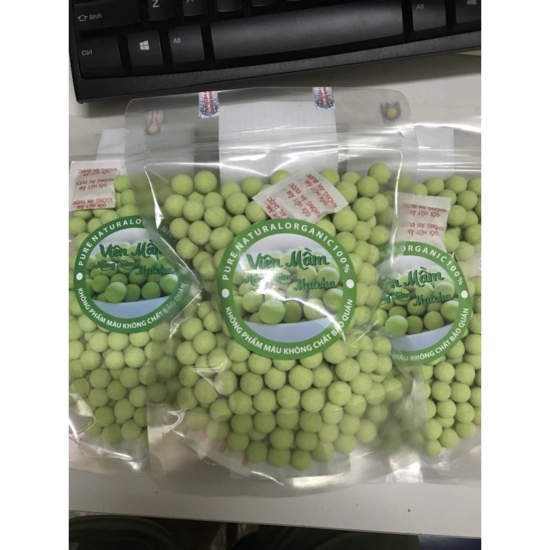 combo 22 túi viên mầm cacao, 4 túi viên mầm matcha