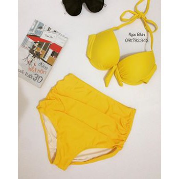 ĐỒ BƠI NỮ Bikini 2 Mảnh chéo vàng (Kèm ảnh khách) mới nhất | BigBuy360 - bigbuy360.vn