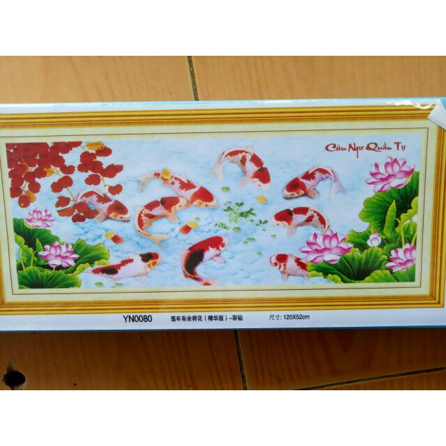 Tranh đá cá yn0080