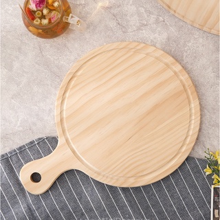 [XỊN] Đĩa gỗ decor, khay gỗ tròn thớt để đồ ăn hoặc làm phụ kiện chụp ảnh, thớt gỗ Đức Thành