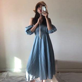 [ Ord ] Váy trễ vai ullzang 2019