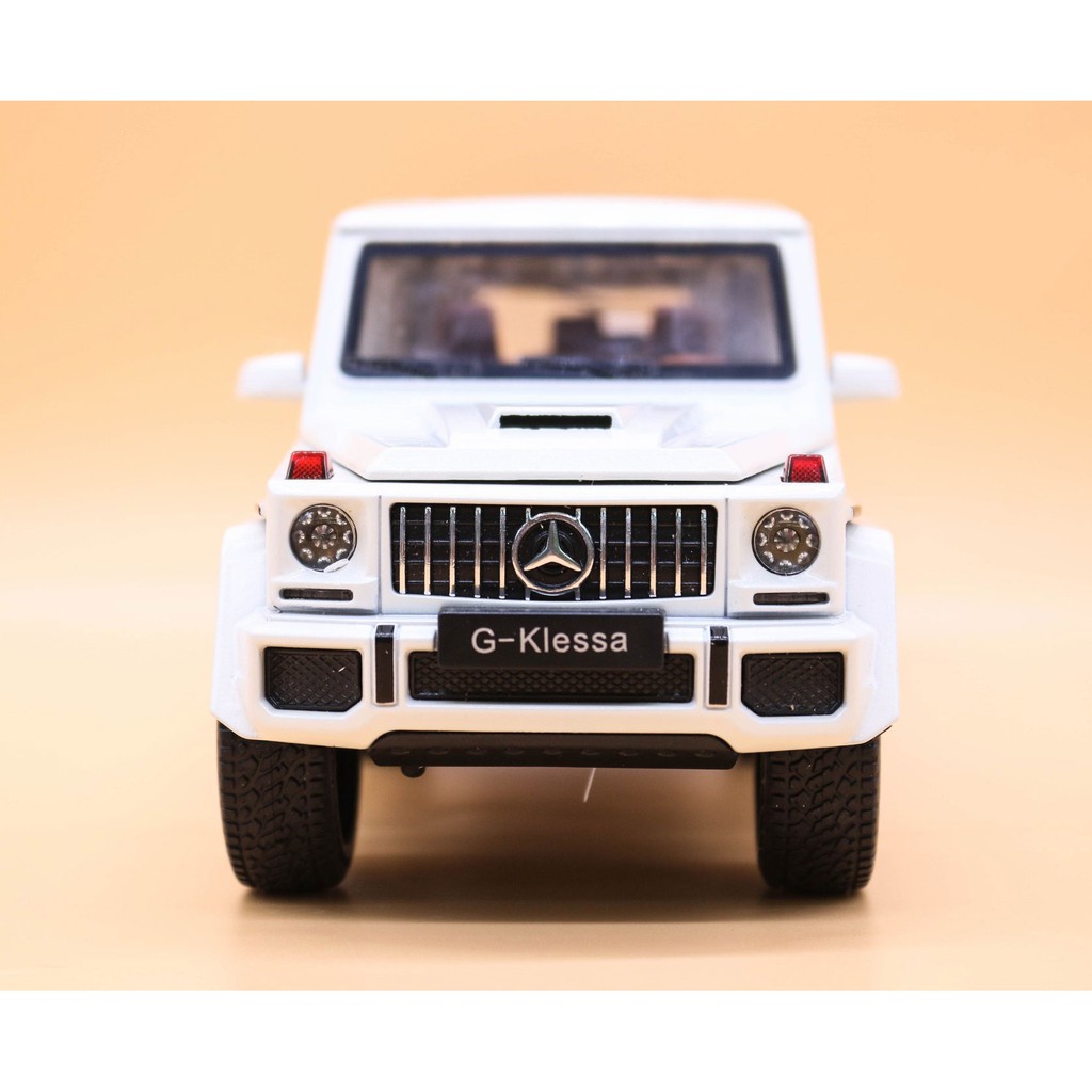 MÔ HÌNH XE Ô TÔ Mercedes Benz AMG G63 tuyệt đẹp | tỷ lệ 1:24 màu Trắng