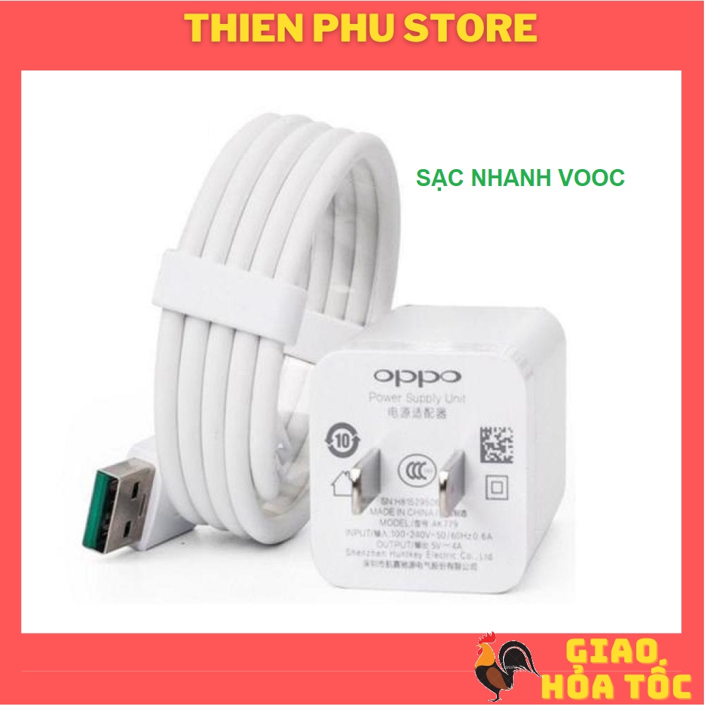 Bộ sạc nhanh OPPO VOOC 3.0 F3/F9/F11/F11 PRO/RENO OPPO/REALME / Reno2\2f... Realme3/5/Pro Chính Hãng - Giá Tốt 1 Đổi