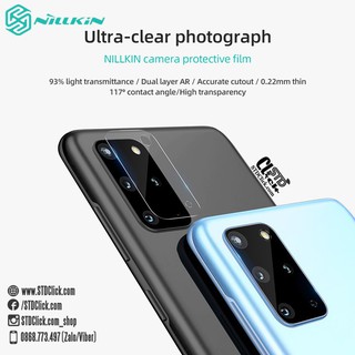 Miếng dán camera samsung galaxy s20 plus - s20 plus 5g nillkin invisifilm 0.22mm chính hãng hàng chuẩn