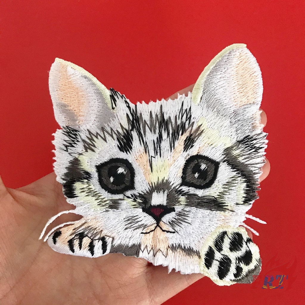 ☸ Animals - Cats S/L Patch ☸ 1Pc Cartoon Diy Sew On Iron On Badge Patches（Cat - Series 07）