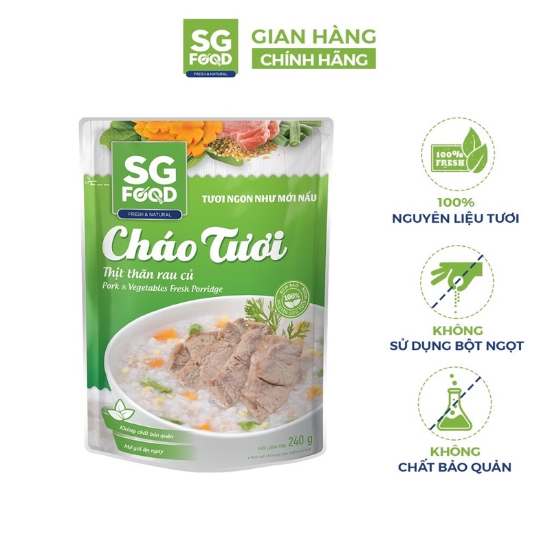 Cháo tươi Sài gòn Food 240g