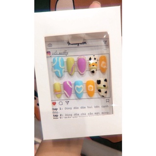 NAILBOX - Móng up thiết kế ( inb shop để shop hd cách đo size móng ạ )