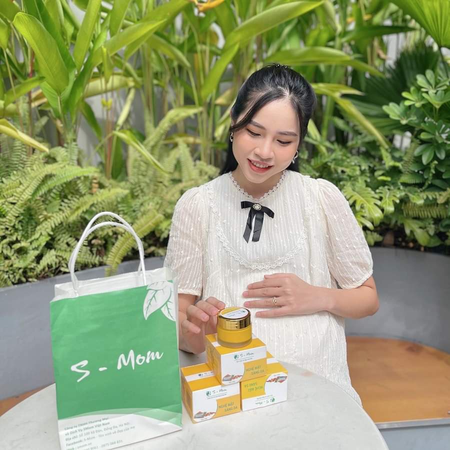 A03 Bộ đôi nghệ mặt sáng da & Sữa rửa mặt thiên nhiên S-Mom loại bỏ bụi bẩn, làm sạch da, chăm sóc da chuyên sâu