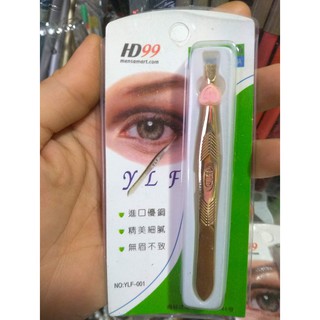 Nhíp nhổ lông màu vàng màu bạc hàng chuẩn bám tốt