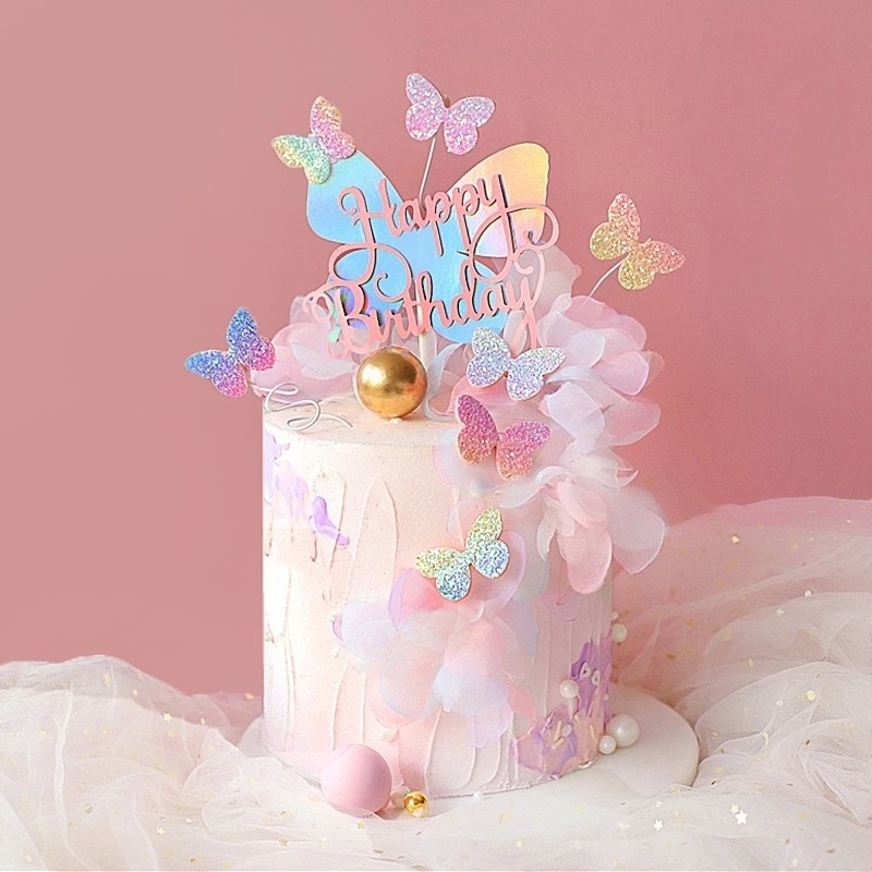 Phụ Kiện Trang Trí Bánh Kem Sinh Nhật Hình Kỳ Lân Nhiều Màu Sắc Tùy Chọn Hàng Bán Trực Tiếp Từ Nhà Máy Chất Lượng Cao