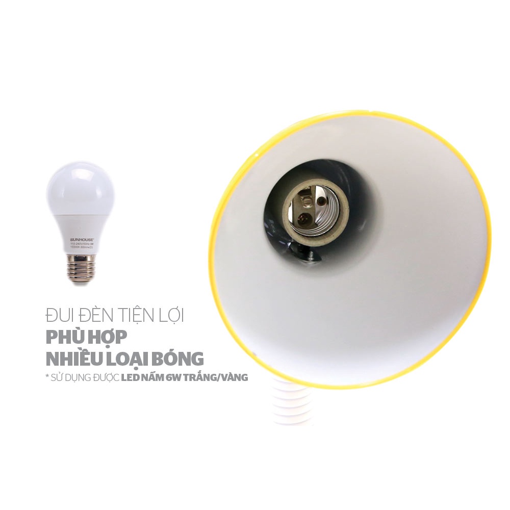 Đèm bàn Sunhouse SHE-19LED-A6, Bảo hành 12 tháng