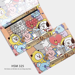 Miếng dán Skin laptop chủ đề BTS - Skin Dán Laptop Cắt Sẵn Thep Từng Model Máy