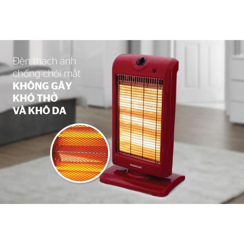 SƯỞI ĐIỆN 3 BÓNG HALOGEN SUNHOUSE SHD7016 Hàng chính hãng mới 100% (Lỗi 1 Đổi 1)